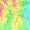Mapa topográfico Casal dos Peixinhos, altitude, relevo
