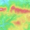 Mapa topográfico Col du Buis, altitude, relevo