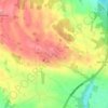 Mapa topográfico Lindbjerg, altitude, relevo