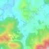Mapa topográfico Noustens, altitude, relevo