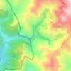 Mapa topográfico Dezavar, altitude, relevo