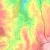Mapa topográfico A Eirexa, altitude, relevo