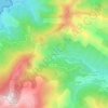 Mapa topográfico Spergane, altitude, relevo