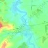 Mapa topográfico La Camuse, altitude, relevo