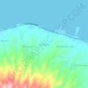 Mapa topográfico Blimbing, altitude, relevo