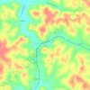 Mapa topográfico Englishville, altitude, relevo