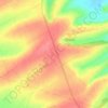 Mapa topográfico Champ Bohan, altitude, relevo