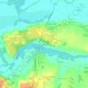 Mapa topográfico La Petite Vernelle, altitude, relevo