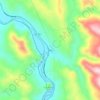 Mapa topográfico Pieta, altitude, relevo