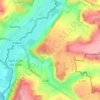 Mapa topográfico Le Héloy, altitude, relevo