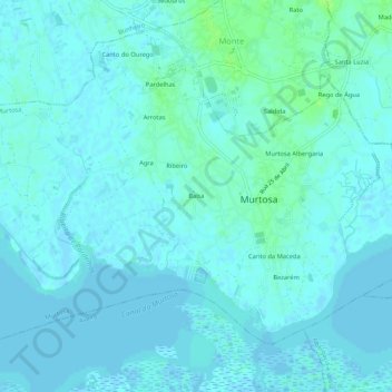 Mapa topográfico Balsa, altitude, relevo