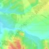 Mapa topográfico Jungeiros, altitude, relevo