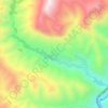 Mapa topográfico Keshar-e Olya, altitude, relevo