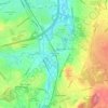 Mapa topográfico Shawsheen Village, altitude, relevo