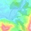 Mapa topográfico Neraida, altitude, relevo