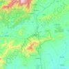 Mapa topográfico Fundão, altitude, relevo