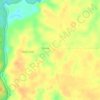 Mapa topográfico Açuanópolis, altitude, relevo