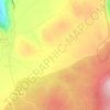 Mapa topográfico Trassierra, altitude, relevo
