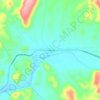 Mapa topográfico San Mario, altitude, relevo
