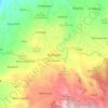 Mapa topográfico Bumijawa, altitude, relevo