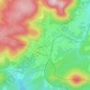 Mapa topográfico Saâles, altitude, relevo