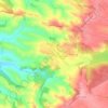 Mapa topográfico Prats de Padouen, altitude, relevo