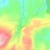 Mapa topográfico Pasir Serangpanjang, altitude, relevo