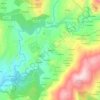 Mapa topográfico Racelo, altitude, relevo