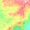 Mapa topográfico Sukakarya, altitude, relevo