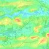 Mapa topográfico Les Fromentinières, altitude, relevo