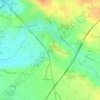 Mapa topográfico Les Cosses, altitude, relevo