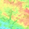 Mapa topográfico Kerglérec, altitude, relevo