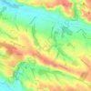 Mapa topográfico Laoureaux, altitude, relevo