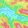 Mapa topográfico Le Beillard, altitude, relevo
