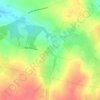 Mapa topográfico Le Champ du Gue, altitude, relevo