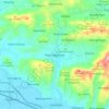 Mapa topográfico Karanggayam, altitude, relevo