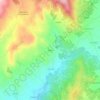 Mapa topográfico Zebral, altitude, relevo