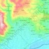 Mapa topográfico Jamus, altitude, relevo