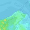 Mapa topográfico Ronce-les-Bains, altitude, relevo