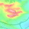 Mapa topográfico Sancho, altitude, relevo