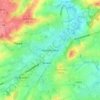 Mapa topográfico Nederbrakel, altitude, relevo