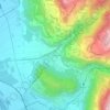 Mapa topográfico Les Dévens, altitude, relevo