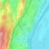 Mapa topográfico Ferme Galopin, altitude, relevo