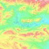 Mapa topográfico Mezguita ⵎⵥⴳⵉⵟⴰ, altitude, relevo
