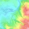 Mapa topográfico Cheucle, altitude, relevo