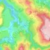 Mapa topográfico Colempces Bas, altitude, relevo