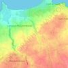 Mapa topográfico Kerleac'h, altitude, relevo