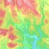 Mapa topográfico Sauve-Clare, altitude, relevo