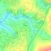 Mapa topográfico Piumhi, altitude, relevo