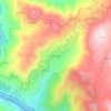 Mapa topográfico Ribalonga, altitude, relevo